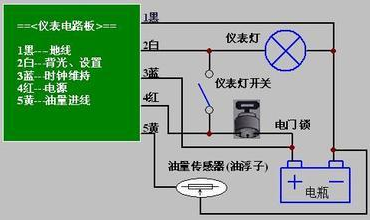 摩托车锁线路怎么接