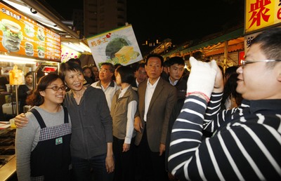 台湾民众花样跨年